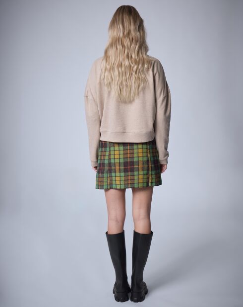 Sweat Indian Block Flock   beige