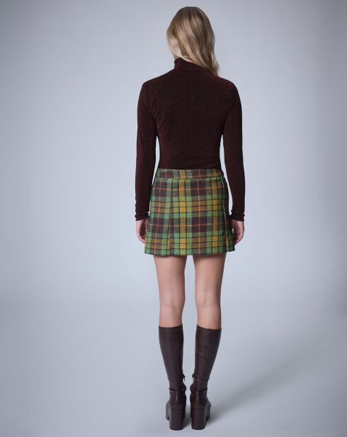 Top Lurex     chocolat