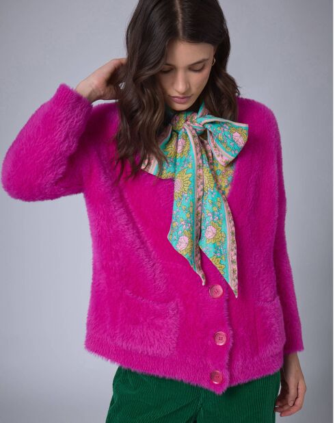Cardigan Oversize Nounours    rose