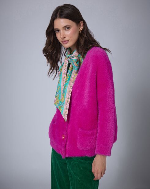 Cardigan Oversize Nounours    rose