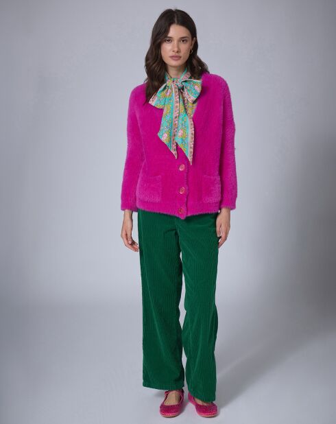 Cardigan Oversize Nounours    rose