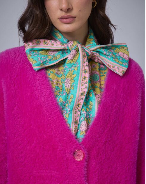 Cardigan Oversize Nounours    rose