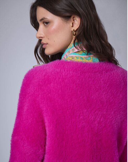 Cardigan Oversize Nounours    rose