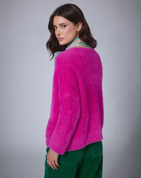 Cardigan Oversize Nounours    rose
