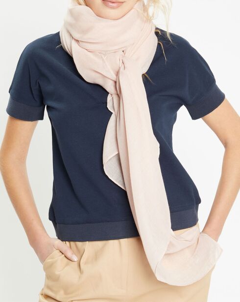 Pañuelo rosa viejo Doucette - 90x180 cm