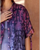 Blouse en Soie mélangée Clyde lilas
