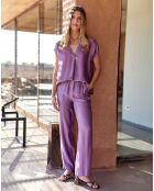 Pantalon Pamela lilas