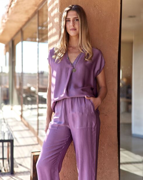 Pantalon Pamela lilas