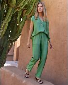 Pantalon Pamela menthe