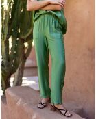 Pantalon Pamela menthe