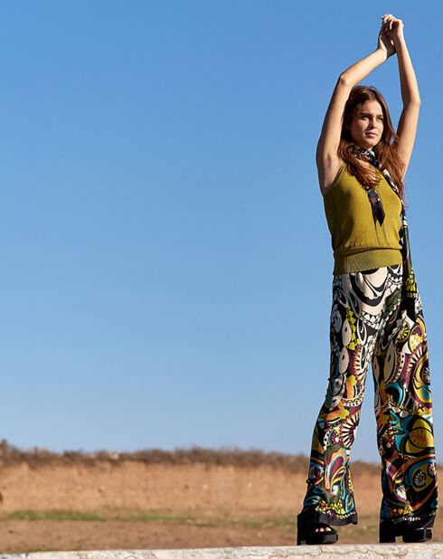 Top en Maille Teva anis