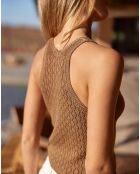 Top en Maille Teva écorce