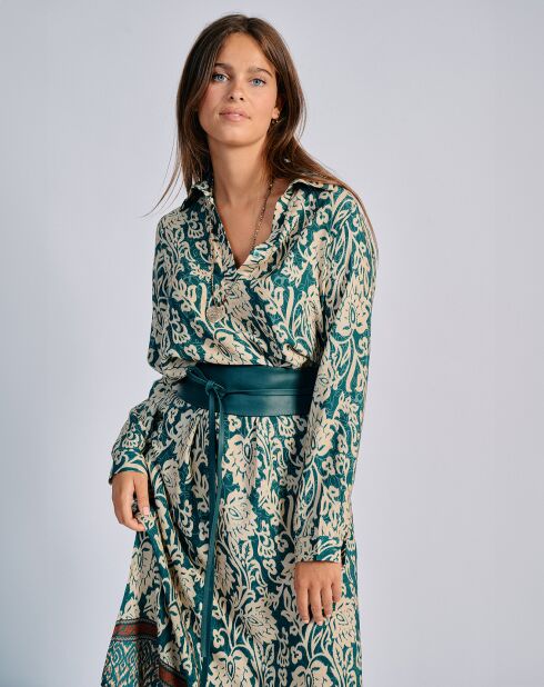 Robe Riga paon/beige