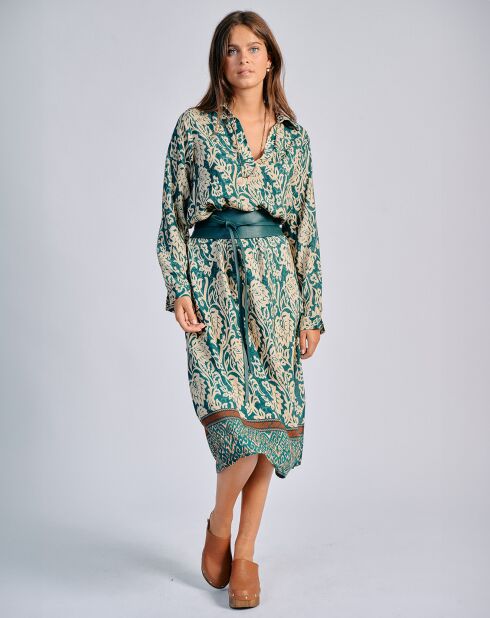 Robe Riga paon/beige