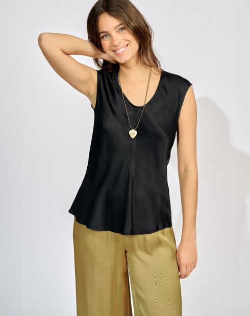 Top Lison noir