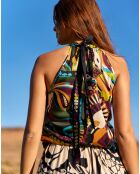 Top Livia multicolore