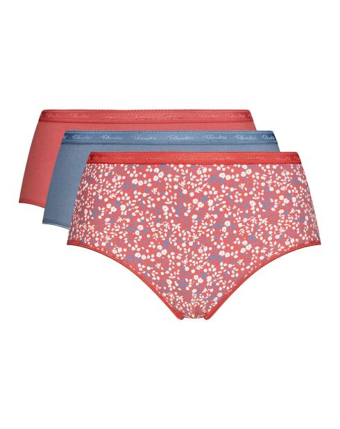 3 Culottes Coton Bio multicolores