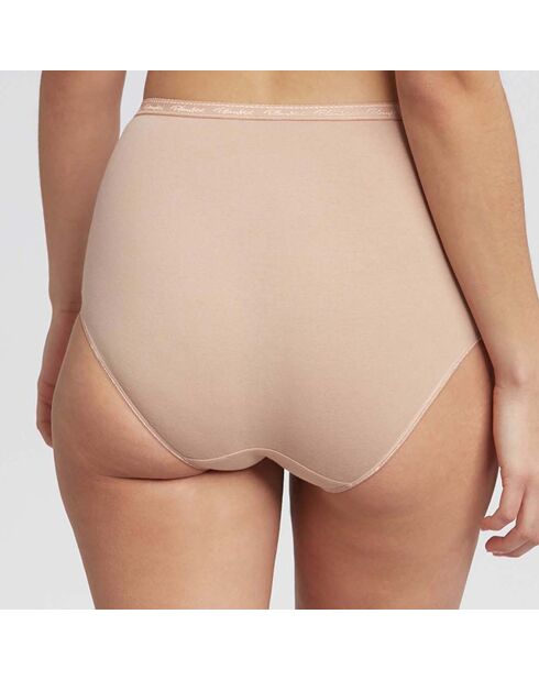 2 Culottes Coton Bio beiges