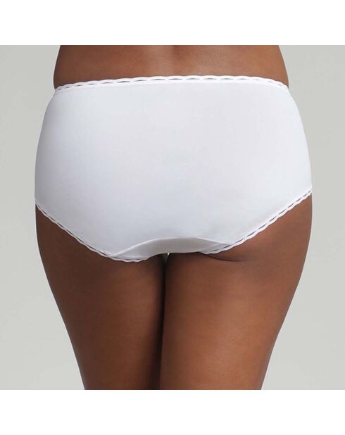 Culotte Coeur Croisé Féminin Dentelle blanche