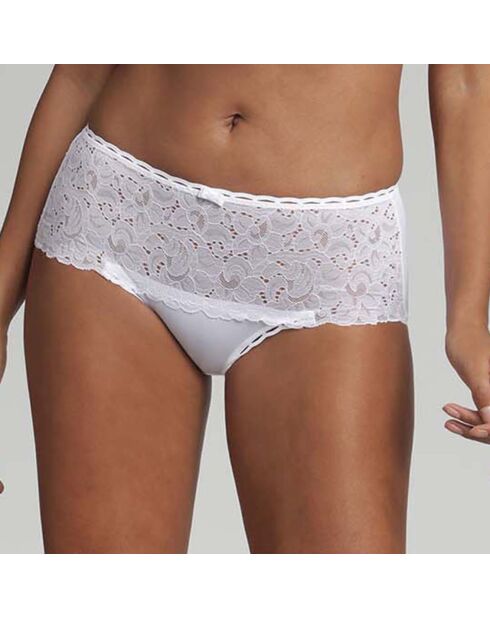 Culotte Coeur Croisé Féminin Dentelle blanche