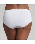 Culotte Coeur Croisé Féminin Dentelle blanche