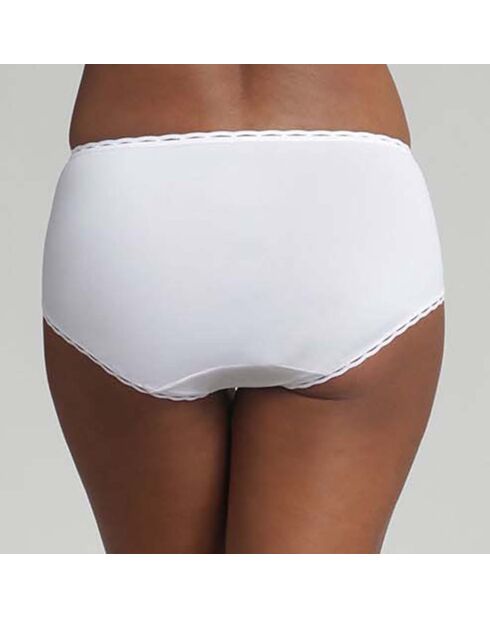 Culotte Coeur Croisé Féminin Dentelle blanche