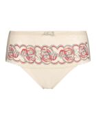 Culotte Flower Elegance motif à fleurs blanche
