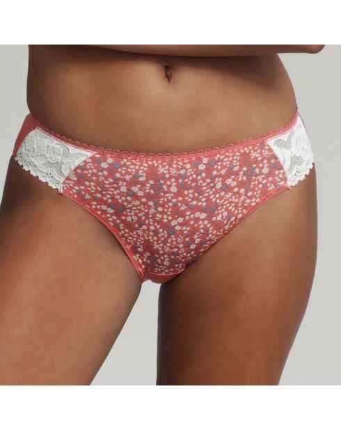 Culotte Flower Elegance motif à fleurs rose
