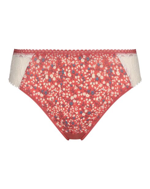 Culotte Flower Elegance motif à fleurs rose