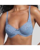 Soutien-gorge Flower Elegance bleu océan