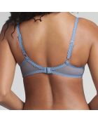 Soutien-gorge Flower Elegance bleu océan