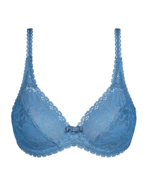 Soutien-gorge Flower Elegance bleu océan