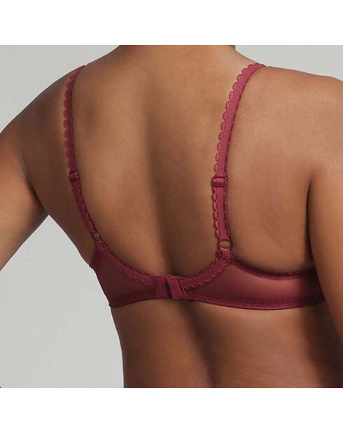 Soutien-gorge Flower Elegance rouge cerise