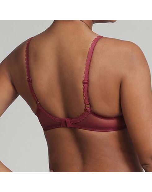 Soutien-gorge Flower Elegance rouge cerise
