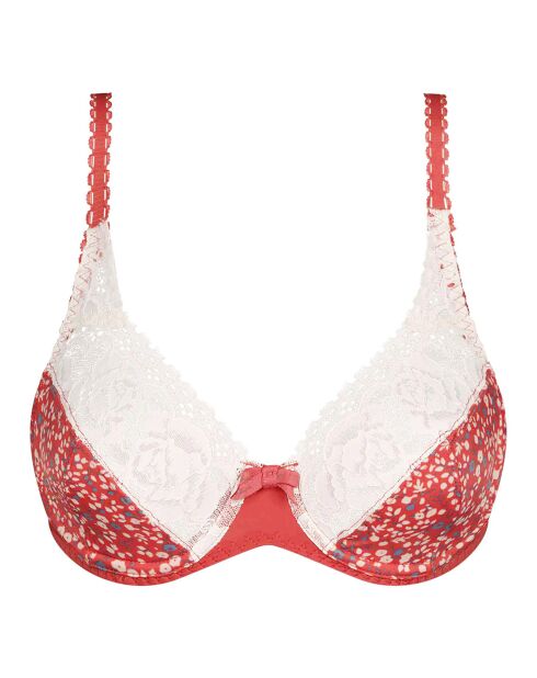 Soutien-gorge Flower Elegance motif à fleurs rose