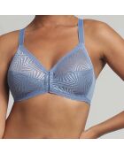 Soutien-gorge Ideal Posture bleu océan