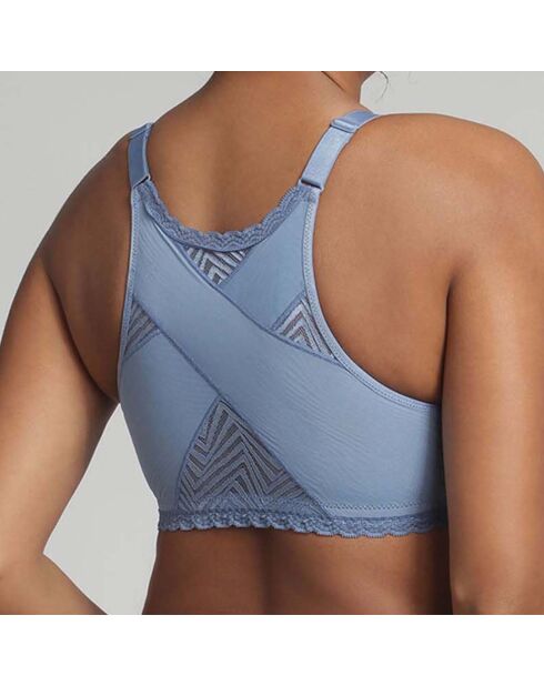Soutien-gorge Ideal Posture bleu océan