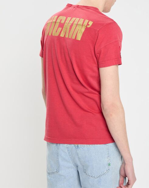 T-Shirt à motif rouge
