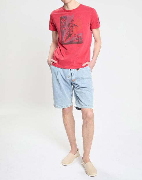 T-Shirt à motif rouge