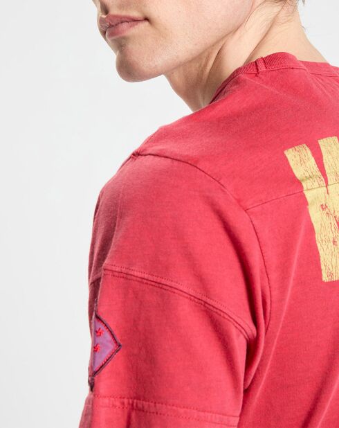 T-Shirt à motif rouge