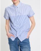 Chemise Regular Fit rayée blanc/bleu