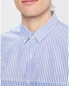 Chemise Regular Fit rayée blanc/bleu