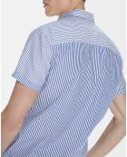 Chemise Regular Fit rayée blanc/bleu