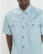 Chemise Regular Fit unie bleue