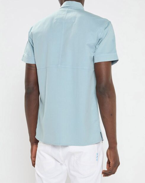 Chemise Regular Fit unie bleue