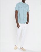 Chemise Regular Fit unie bleue