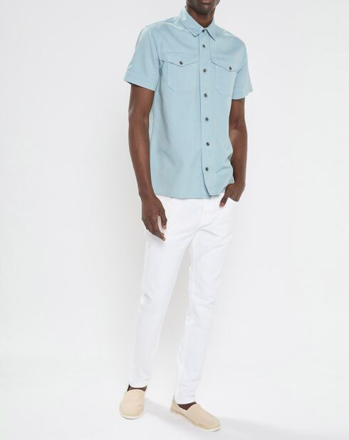 Chemise Regular Fit unie bleue