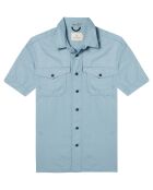 Chemise Regular Fit unie bleue