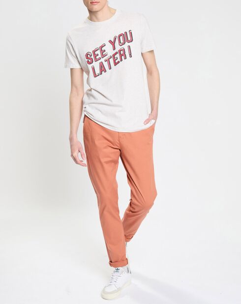 T-Shirt en Jersey See You Later blanc