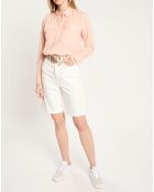 Chemise poche poitrine rose clair